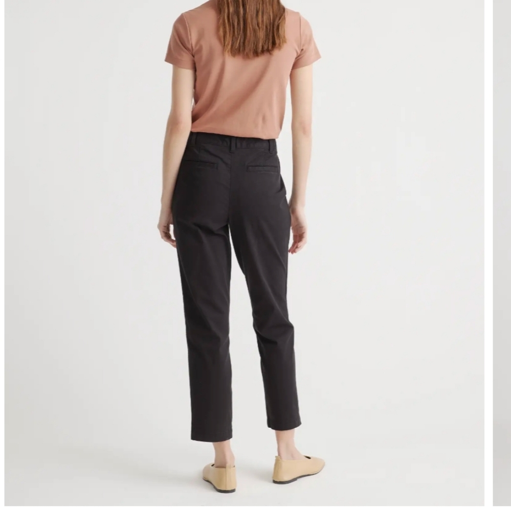 Stretch Cotton Twill Girlfriend Chino Pants - Picture 5 of 9